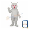 White Cat Mascot Adult Costume