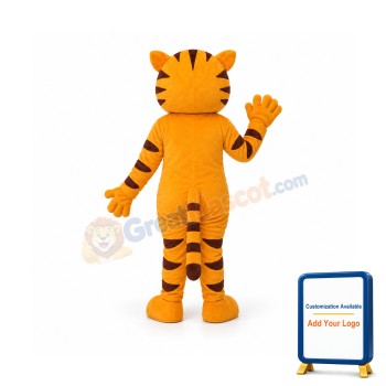 Yellow Star Cat Mascot Adult Costume