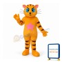 Yellow Star Cat Mascot Adult Costume Free Shipping
