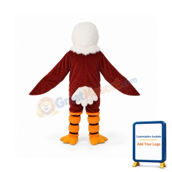 Brown Eagle Mascot Adult Costume