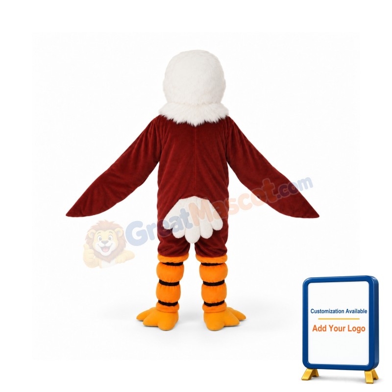Brown Eagle Mascot Adult Costume