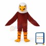 Brown Eagle Mascot Adult Costume