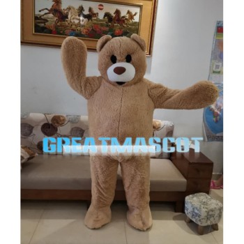 Likable Plush Teddy Bear Mascot Lightweight Costume