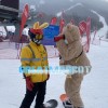 Likable Plush Teddy Bear Mascot Lightweight Costume