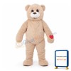 Likable Plush Teddy Bear Mascot Lightweight Costume