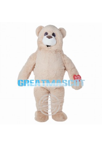 Likable Plush Teddy Bear Mascot Lightweight Costume