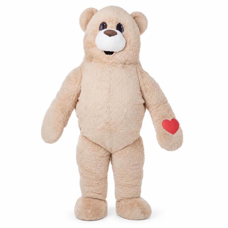 Likable Plush Teddy Bear Mascot Lightweight Costume