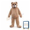 Likable Plush Teddy Bear Mascot Lightweight Costume