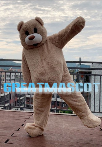 Likable Plush Teddy Bear Mascot Lightweight Costume