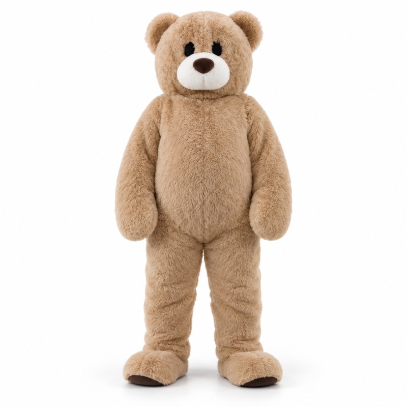 Likable Plush Teddy Bear Mascot Lightweight Costume
