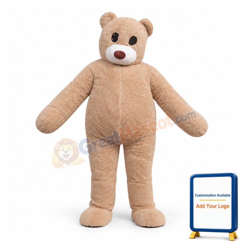 Teddy Bear Mascot Lightweight Costume