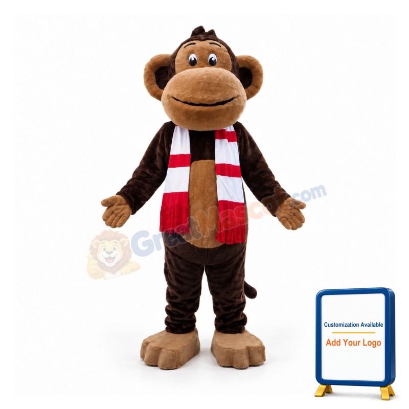 Big Mouth Monkey Mascot Costume