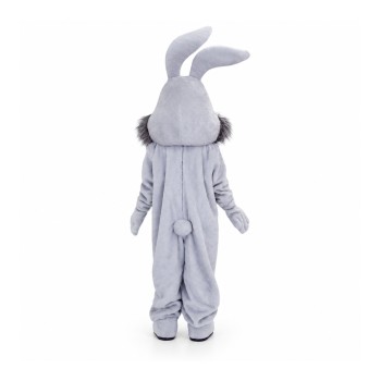 Gray Rabbit Mascot Costume