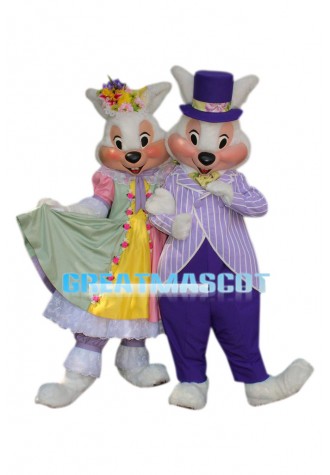 Top Quality Coupon Rabbit Easter Bunny Mascot Costume