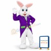 Purple Rabbit Mascot Costume