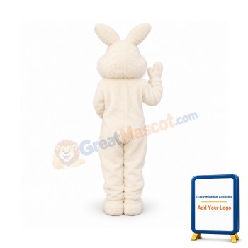 Cute White Rabbit Mascot Costume