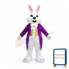 Purple Wendell Easter Bunny Mascot Costume
