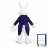 Dark Purple Wendell Easter Bunny Mascot Costume