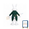 Dark Green Wendell Easter Bunny Mascot Costume