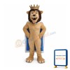 Happy Crown Lion Mascot Costume