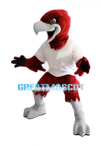 Sport Red Eagle Mascot Costume