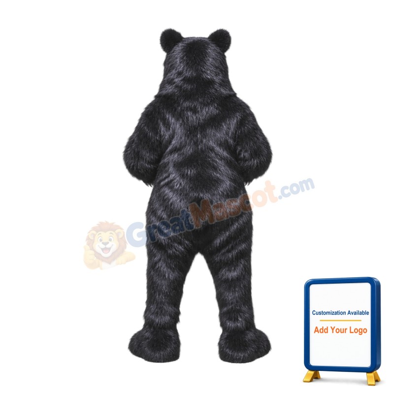 Black Bear Mascot Costume
