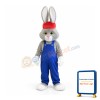 Lovely Blue Rabbit Mascot Costume