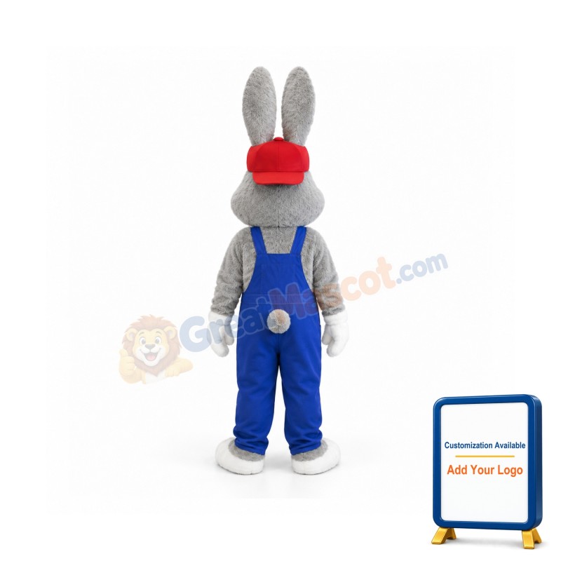 Lovely Blue Rabbit Mascot Costume