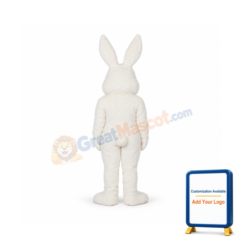 Lovely White Rabbit Mascot Costume