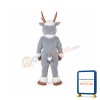 Lovely Gray Deer Mascot Costume