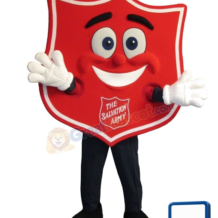 Salvation Army Shield Mascot Costume