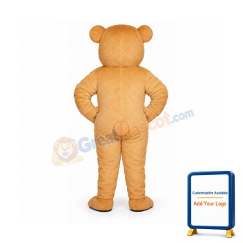 Butterscotch Bear Lightweight Mascot Costume