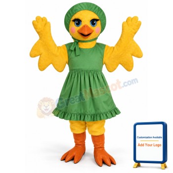 Chickie Chickw-Apron & Hat Lightweight Mascot Costume