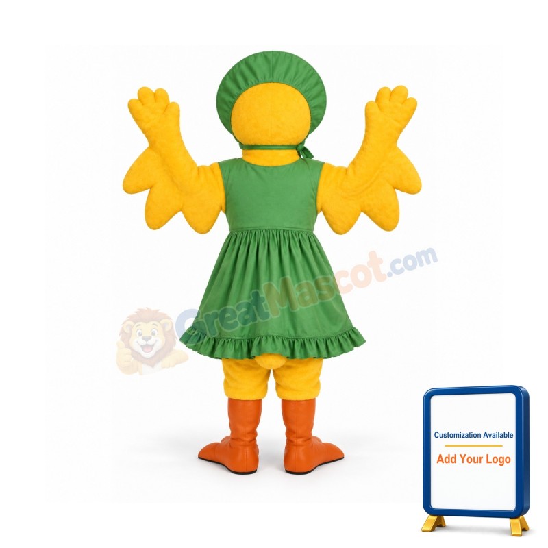 Chickie Chickw-Apron & Hat Lightweight Mascot Costume