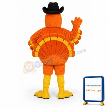 Western Turkey w-Hat Lightweight Mascot Costume