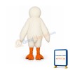 White Chick Lightweight Mascot Costume