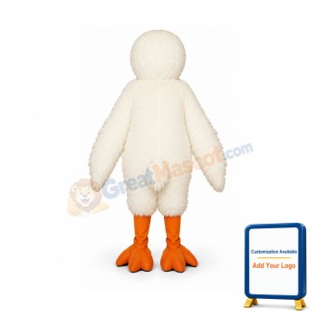 White Chick Lightweight Mascot Costume