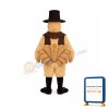 Western Roosterw-HatTie Vest & Boots Lightweight Mascot Costume