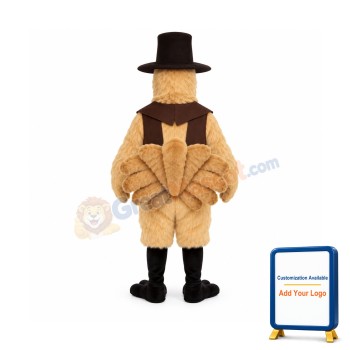 Western Roosterw-HatTie Vest & Boots Lightweight Mascot Costume