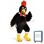 Black Rooster Lightweight Mascot Costume