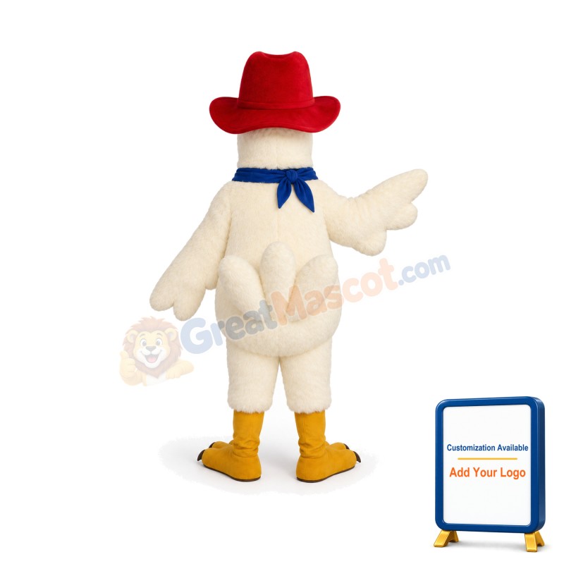 Western Chicken Lightweight Mascot Costume