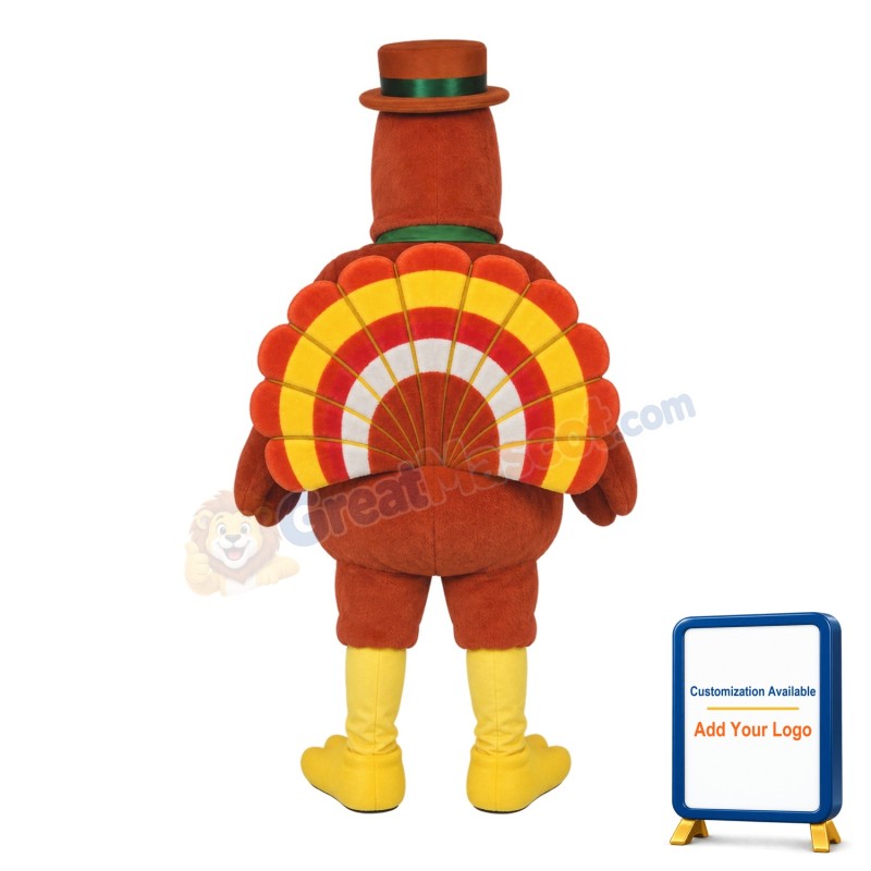 Turkey in-the -straw Lightweight Mascot Costume