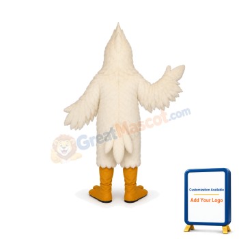 White Hawk Lightweight Mascot Costume