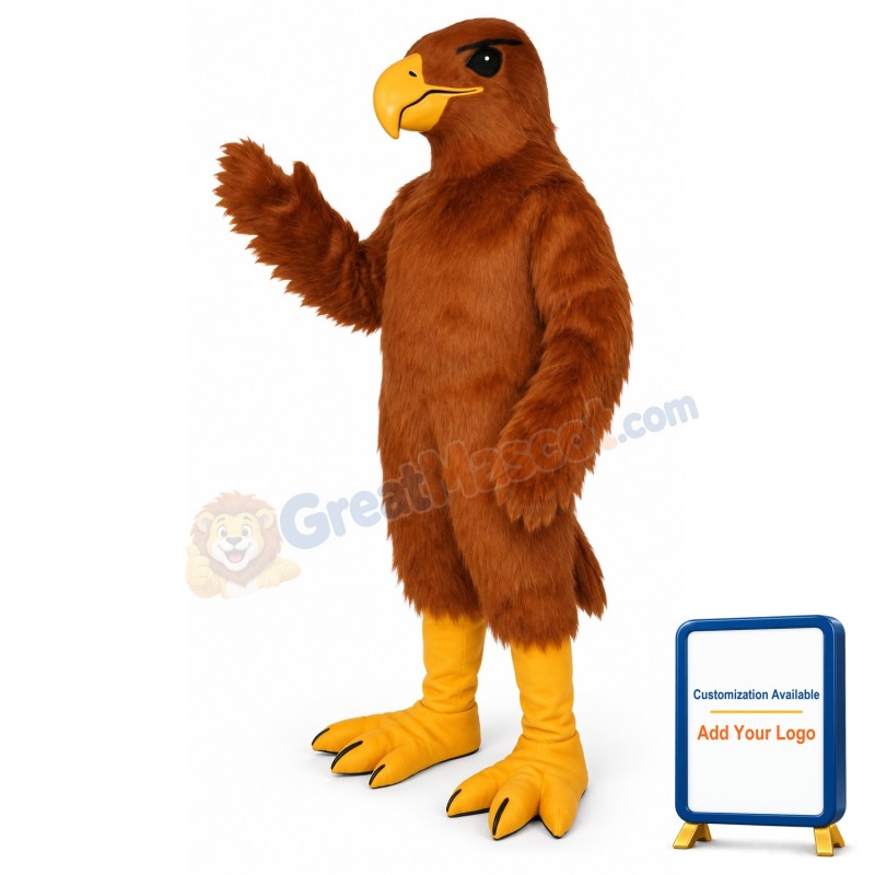 Golden Hawk Lightweight Mascot Costume