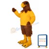 Golden Hawk with Shirt Lightweight Mascot Costume
