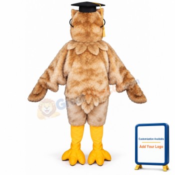 Professor Owl w Hat & Glasses Lightweight Mascot Costume