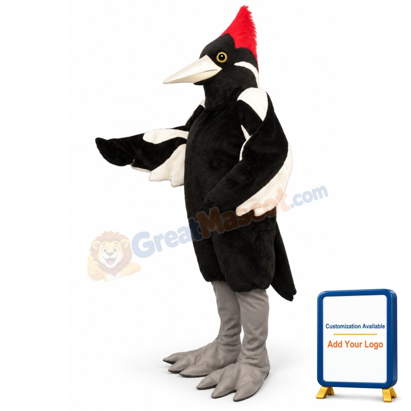 Ivory Billed Woodpecker Lightweight Mascot Costume