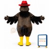 Mr. Crow w Hat Lightweight Mascot Costume