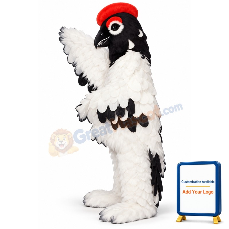 Elegant Snowbird Lightweight Mascot Costume