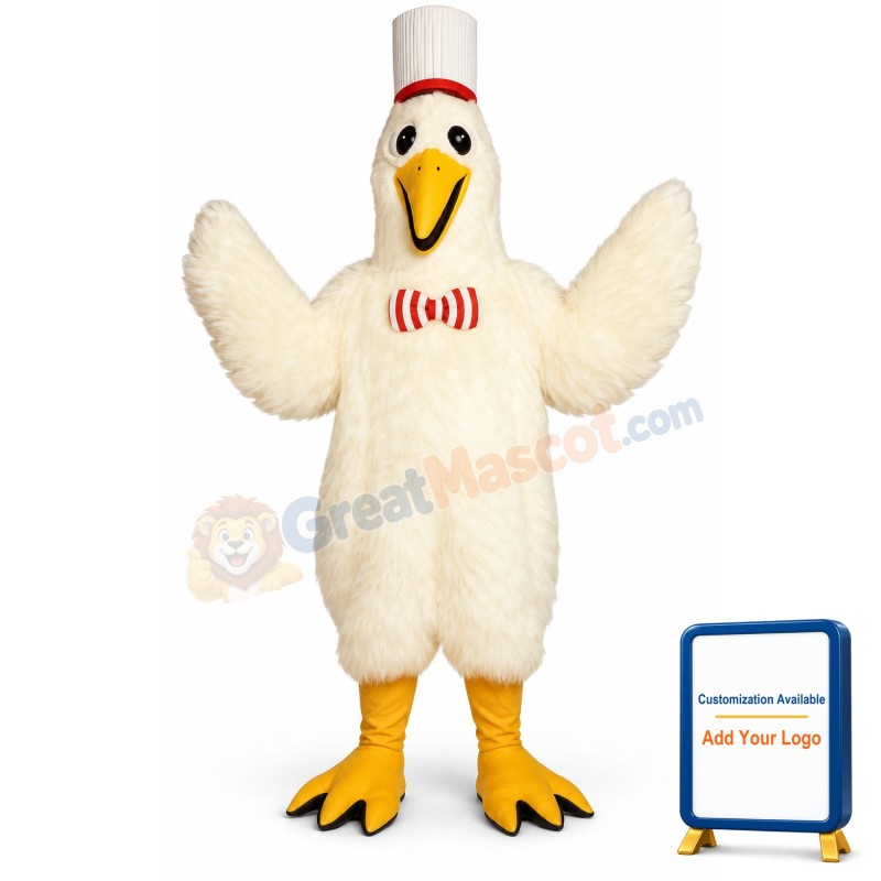 Stork w-hat Lightweight Mascot Costume